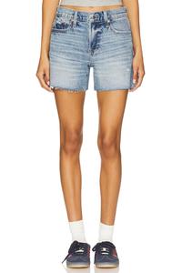 Kennedy расслабленные шорты средней посадки с обрезанным краем Pistola, central vintage