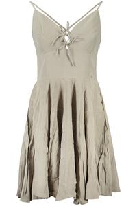 Платье женское Guess Jeans из модала с открытой спиной, бежевый