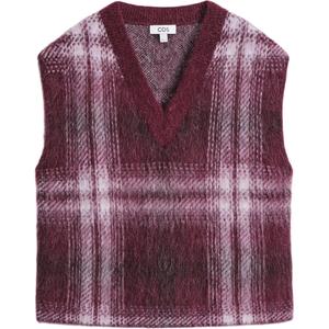 COS Топ-майка женская бордовая