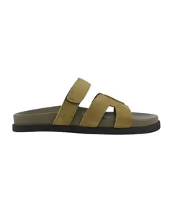 Зеленые замшевые мюли «Ибица» Gibaldi, зеленый