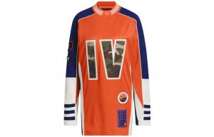 Ivy Park Jersey Top Все Полы Азиатские Размеры Adidas, оранжевый