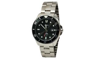 CASIO Мужские часы Retrofit Series с кварцевым механизмом, стальной браслет, черный циферблат