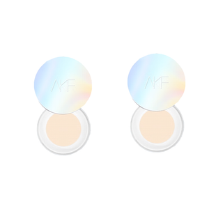 Прозрачная светлая пудра для фиксации макияжа с мягким фокусом и нежным сиянием, контроль жирного блеска, 10 г AKF, #04 soft skin natural 10g/box*2