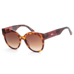 Солнцезащитные очки Longchamp для женщин, диаметр линз 53 мм, havana