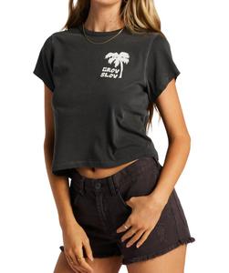 Футболка женская Billabong, цвет off black