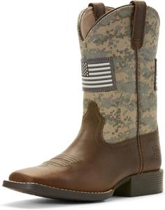 Детские вестерн-бутсы Ariat Patriot, салатовый