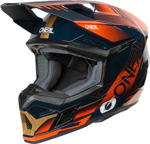 Мотокроссовый шлем Oneal 3srs haze, Dunkelblau/Rot