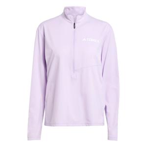 Футболка Performance ADIDAS TERREX Multi Climacool 1/2 Zip Long Sleeve, сиреневый