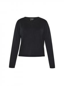 Женский свитер черного цвета usha BLACK LABEL