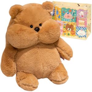 Милый плюшевый питомец коллекция Animal Slowpoke: кролик, утка и медведь, высота 23см/35см/45см Small bubble