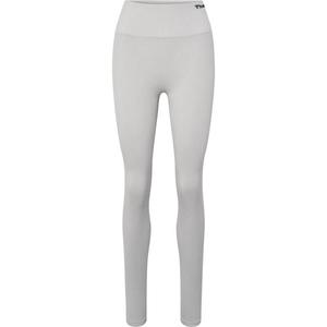 Женские леггинсы для йоги Hmlmt Rest Seamless Hw Rib Tights с технологией Beecool HUMMEL, цвет grau