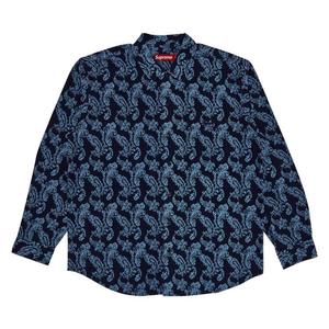 Рубашка Supreme Paisley Flannel Shirt, Navy