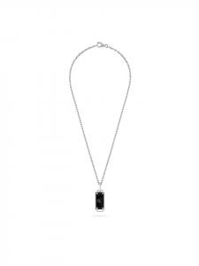 Philipp Plein Колье с подвеской из серебра - (Д)60 см