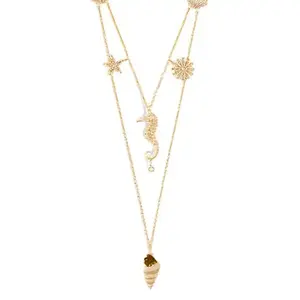 Женские золотые кулоны из смолы DIOR