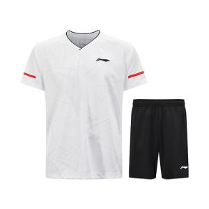 Серия бадминтон сет футболка для бадминтона унисекс LINING