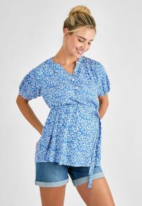 Блуза FLORAL JoJo Maman Bébé, синий
