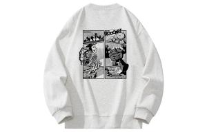 Свитшоты Unisex Crew Neck Moderate Heavyweight Disney, heather серый fleece-lined