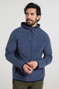 Легкая дышащая и мягкая повседневная толстовка на молнии Snowdon II с полной молнией Mountain Warehouse, синий