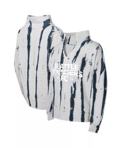 Толстовка-пуловер Big Girls Grey Seattle Sounders FC Big League с V-образным вырезом Outerstuff