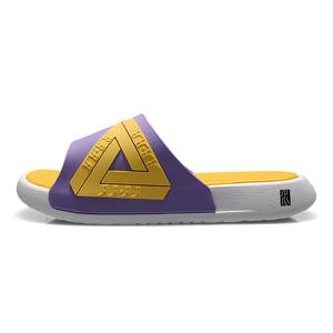 Детские шлепанцы для улицы (начальная школа) SAINT WATERS, фиолетовый/желтый