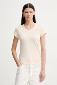 Хлопковая футболка G-Star, бежевый