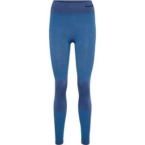 Hmlclea бесшовные колготки со средней талией, женские леггинсы для йоги HUMMEL, цвет blau