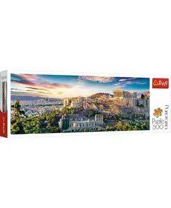 Красный пазл-панорама из 500 деталей - Акрополь, Афины / fotolia Trefl, multi-color