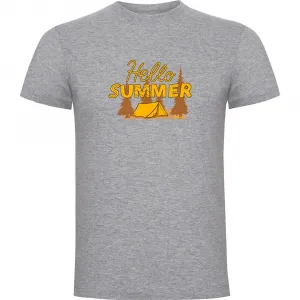 Футболка с коротким рукавом Kruskis Hello Summer, серый
