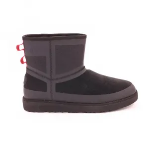 Мужские зимние ботинки Ugg Classic Mini Urban Tech комбинированные, черный