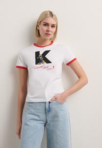 Футболка KARL LAGERFELD DISNEY PETITE, White