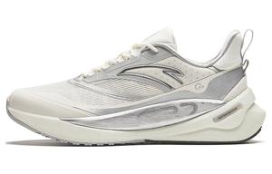 Антишоковые, износостойкие низкие кроссовки для бега мужские White Silver