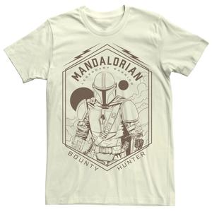 Мужская футболка Mandalorian Bounty Hunter с геометрическим рисунком Star Wars