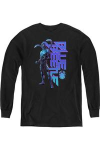 Футболка с длинным рукавом Blue Beetle (2023) Standing Youth Gildan