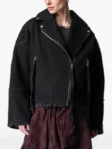 Куртка с вышивкой Article Ten, черный