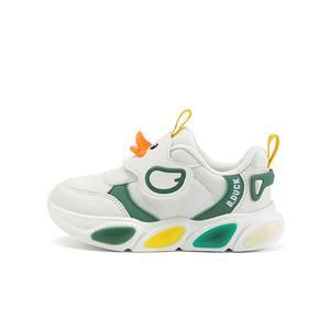 Дышащие легкие амортизирующие низкие повседневные детские кроссовки для детей 3-7 лет B.Duck, бежевый/зеленый