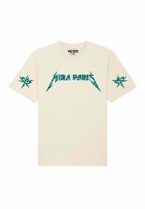 Футболка с принтом Mira Paris, слоновая кость