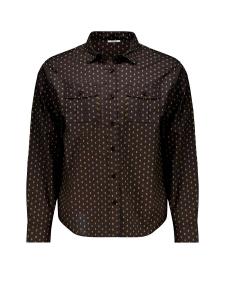 Рубашка на пуговицах классического кроя Deeluxe Lathi, черный