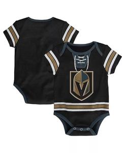 Боди из черной хоккейной майки Vegas Golden Knights для мальчиков и девочек Outerstuff