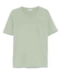 Хлопковая футболка, произведенная в Италии. Boglioli, зеленый