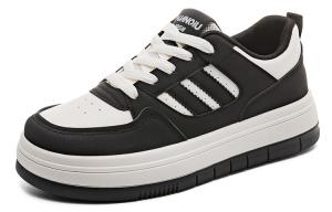 Женские противоскользящие устойчивые к истиранию низкие кроссовки для скейтбординга HUANQIU, бежевые