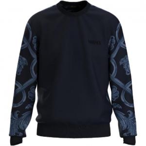 VERSACE Толстовка мужская темно-синяя