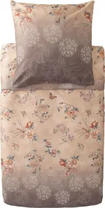 Комплект постельного белья Satin ESPERIDI, цвет БЕЖЕВЫЙ, размер 135x200+80x80 Bassetti