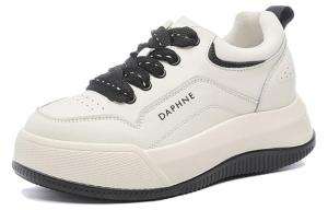 Легкие низкие скейтбордистские кроссовки для женщин Daphne, бежевый черный