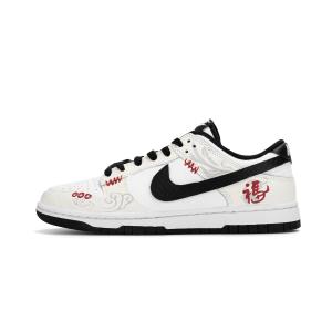 Кроссовки для скейтбординга Dunk CNY Год Лошади, Лунная Почта, Счастье с Лошадью Low Top Unisex серые Nike, светло- серый