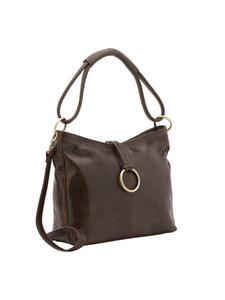 Сумка через плечо Viola Castellani, темно-коричневый