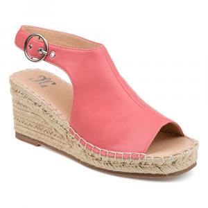 Сандалии на танкетке Journee, coral synthetic