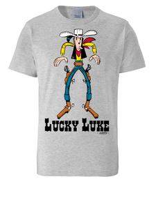 Футболка Lucky Luke Colt серого цвета Logoshirt