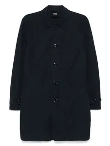 Однобортный плащ ASPESI, синий