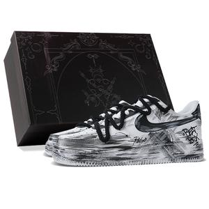 Кроссовки Nike Air Force 1 Skateboard Shoes Unisex Low-Top Black White