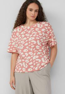 Футболка с принтом QS, лосось